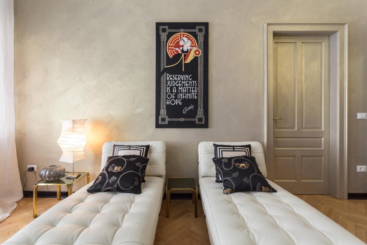 La Casa Di Gatsby Lusso In Pieno Centro Con Parcheggio Apartment โกริเซีย ภายนอก รูปภาพ